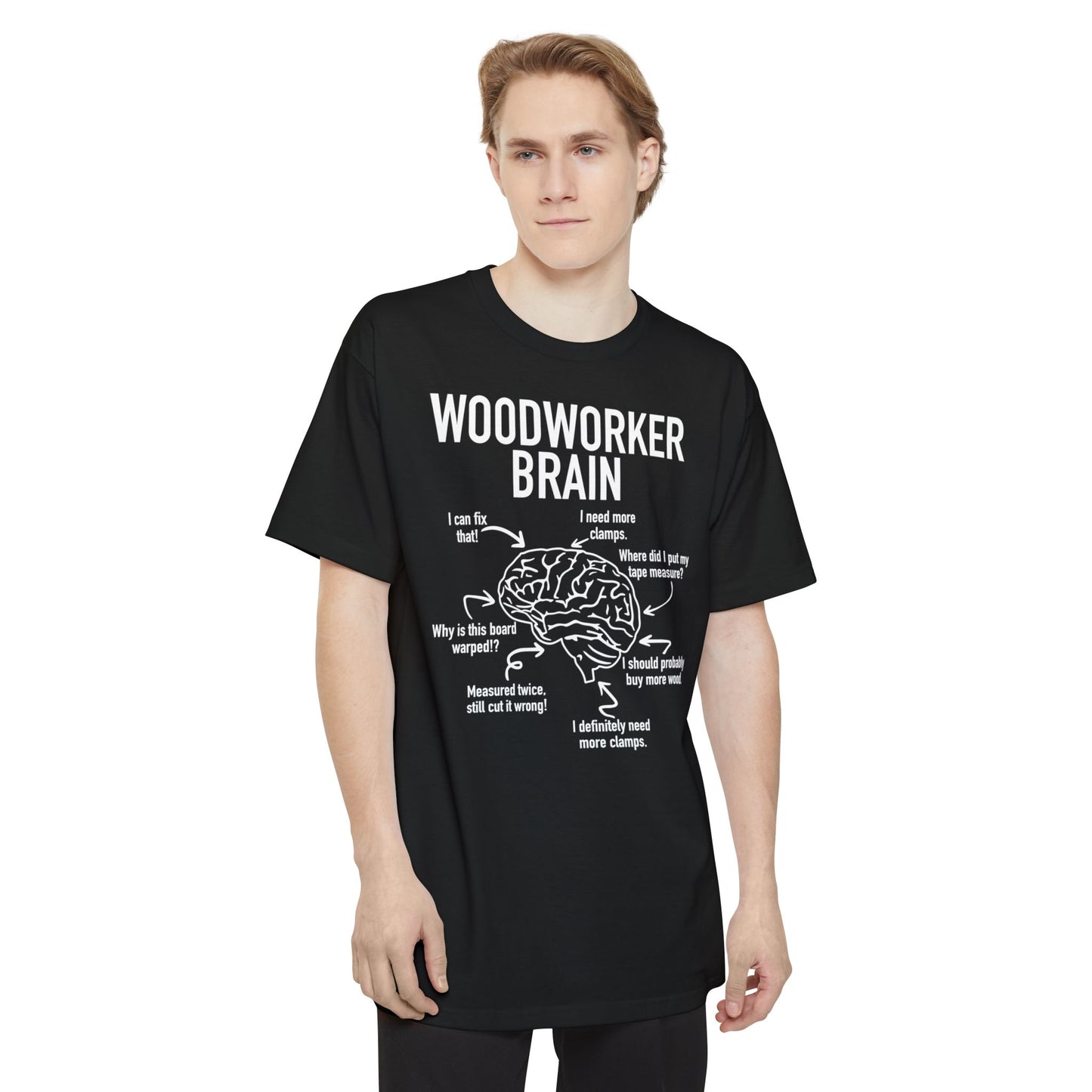 Woodworker Brain - Unisex Tall Beefy-T