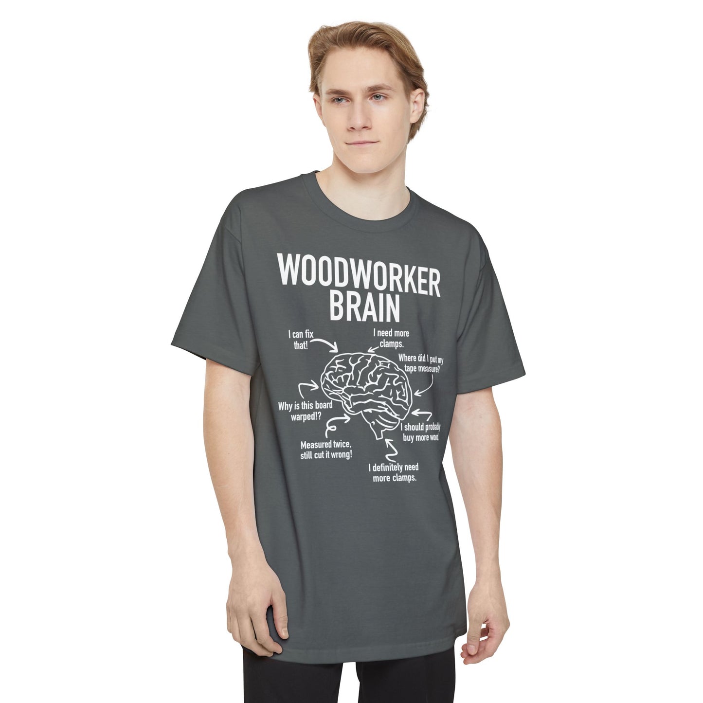 Woodworker Brain - Unisex Tall Beefy-T