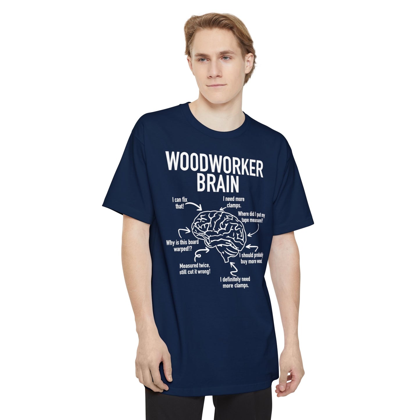 Woodworker Brain - Unisex Tall Beefy-T