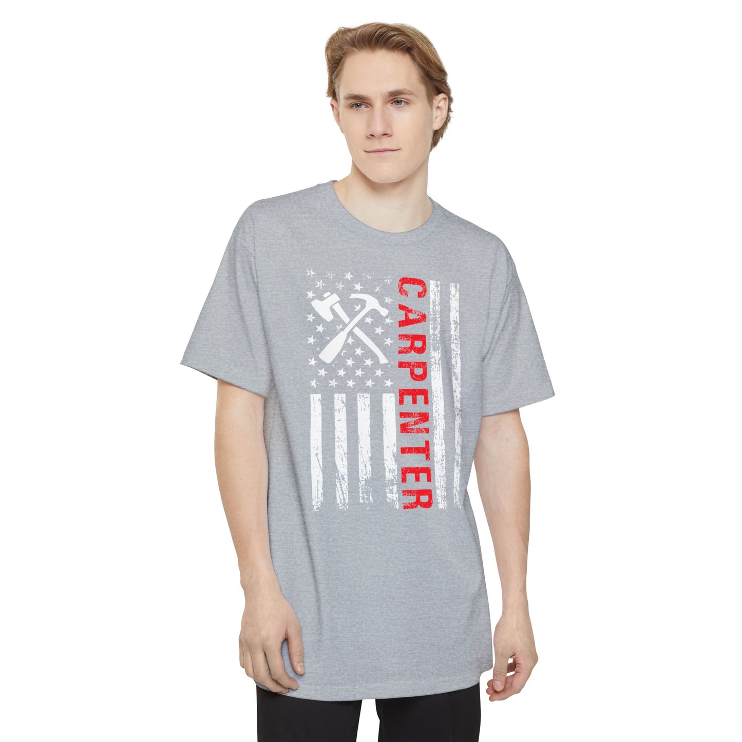 American Flag - Unisex Tall Beefy-T