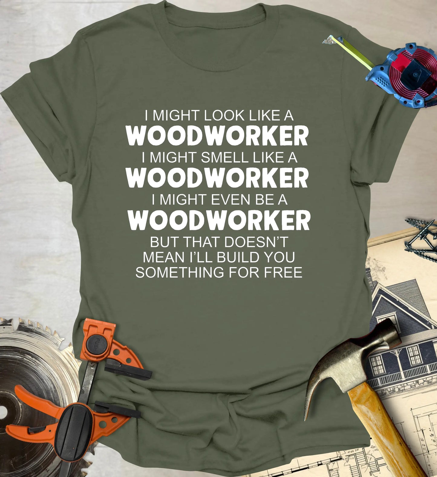 Won't Work Free T-Shirt