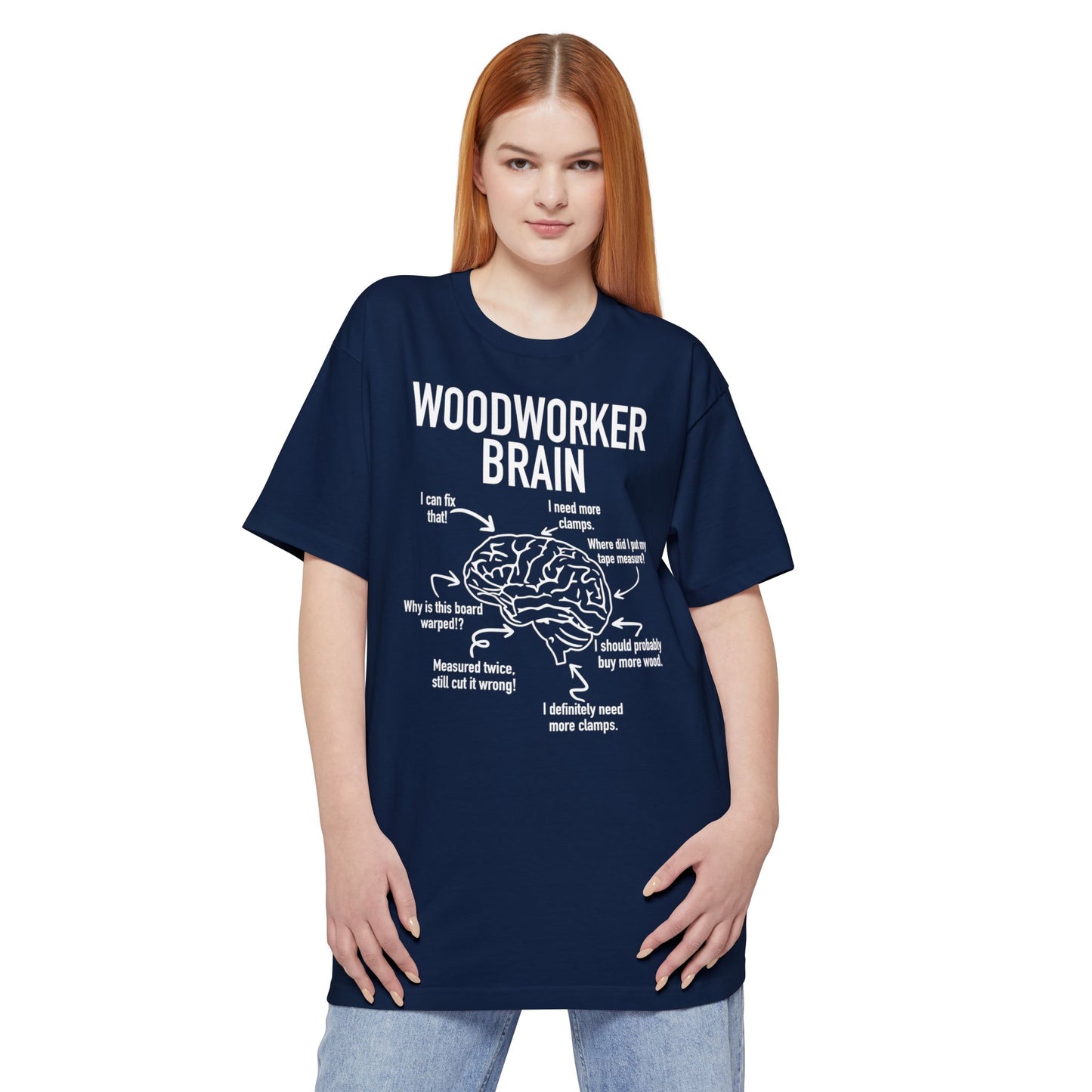 Woodworker Brain - Unisex Tall Beefy-T