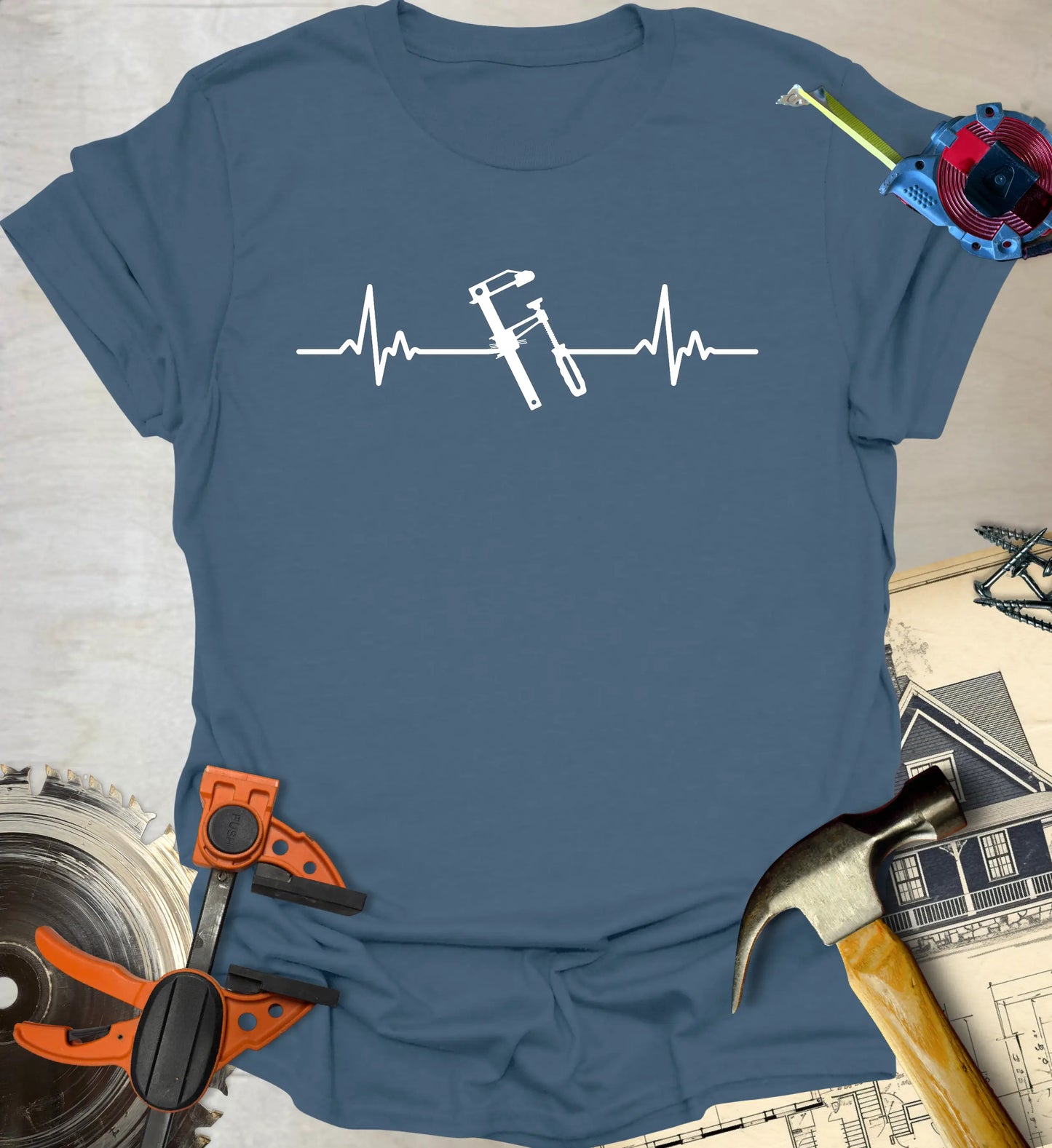 Heartbeat Clamp T-Shirt
