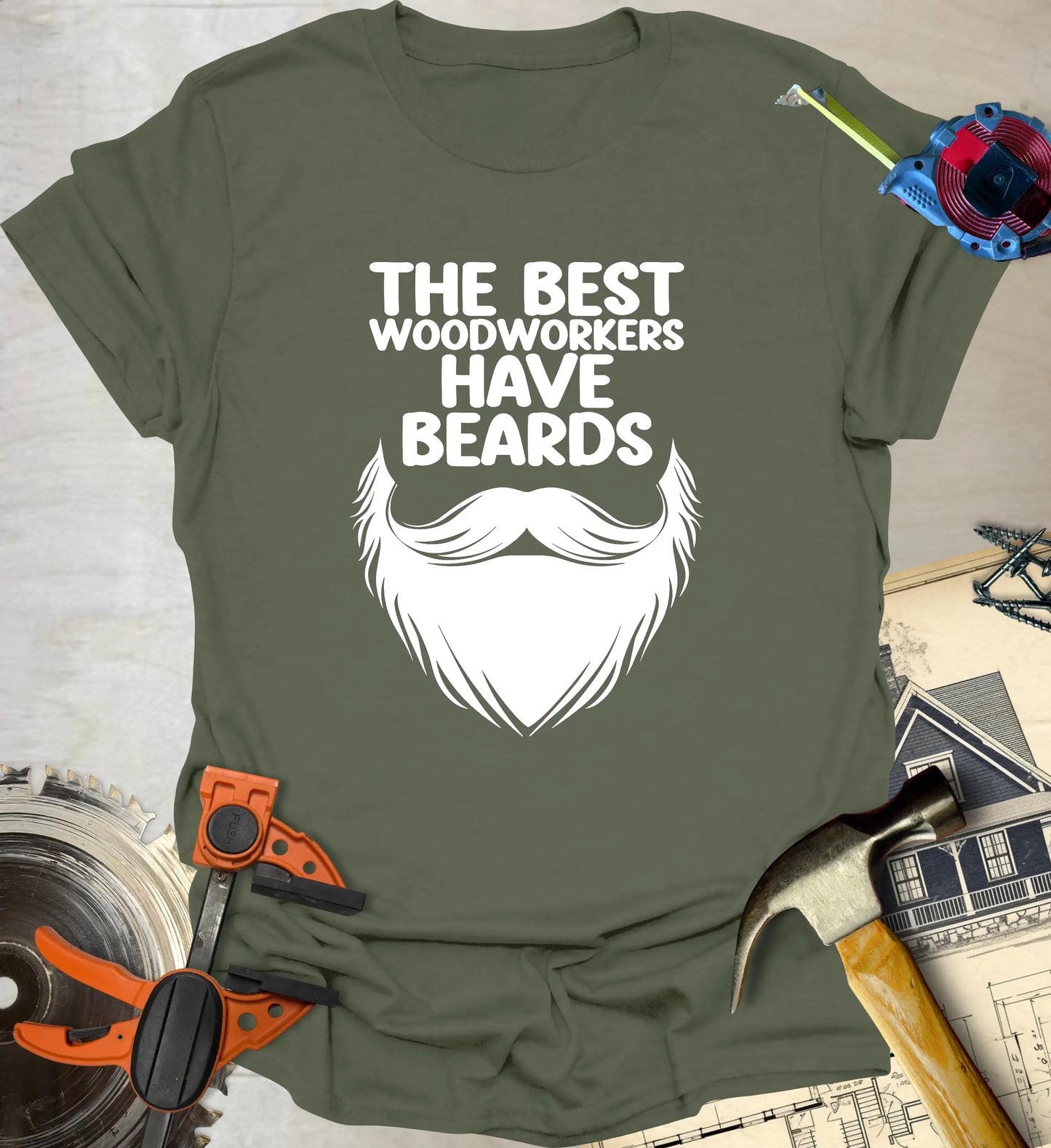 Woodworker Beard T-Shirt