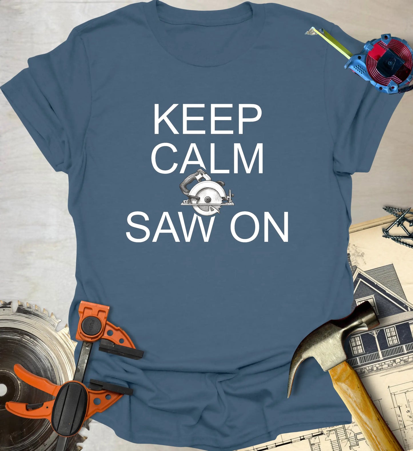 Keep Calm Saw T-Shirt