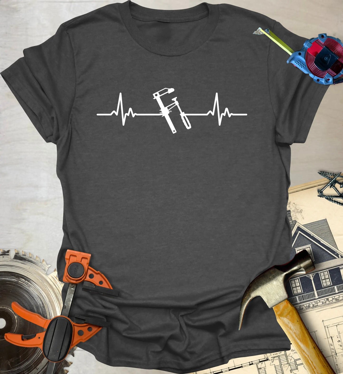Heartbeat Clamp T-Shirt