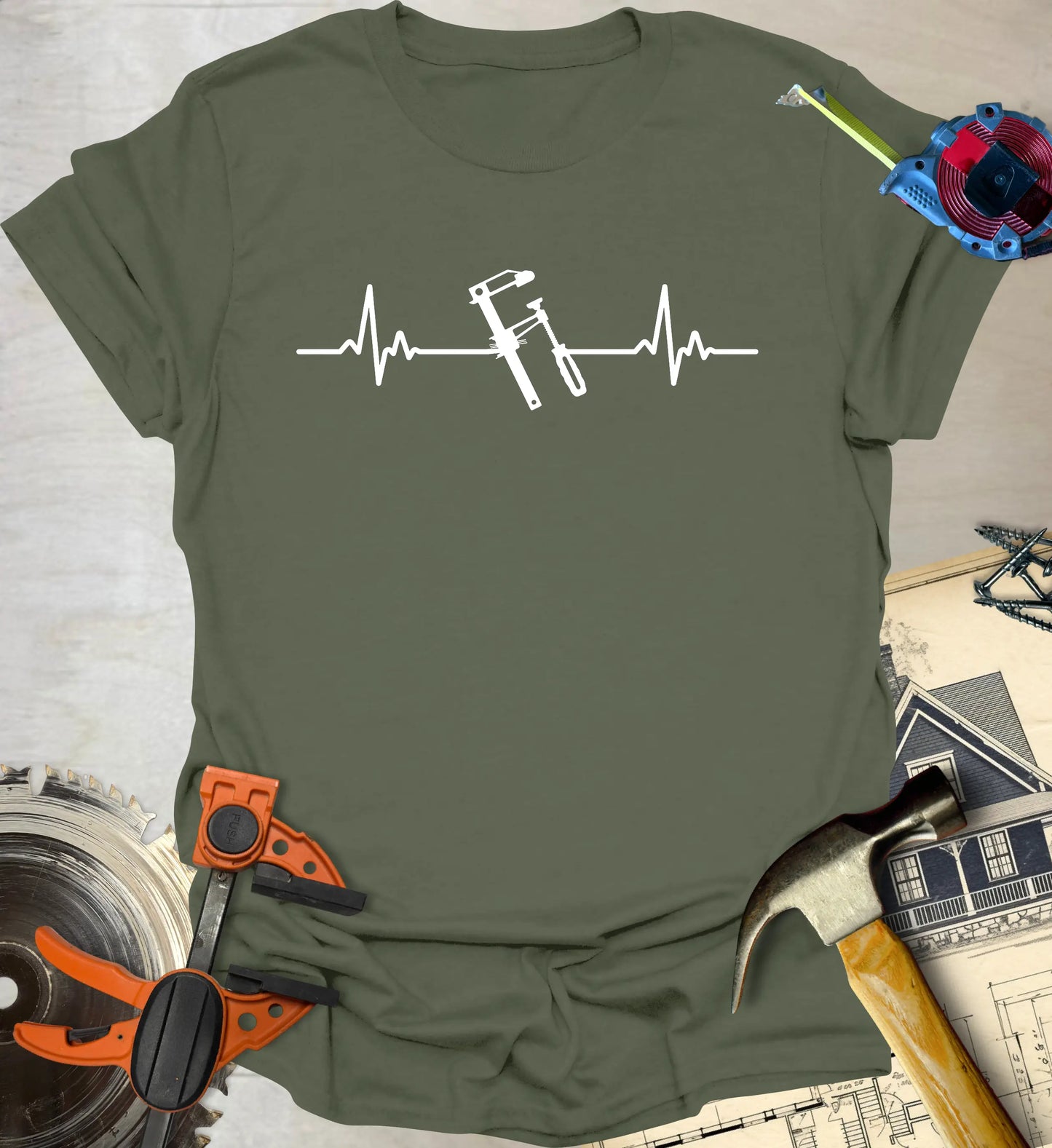 Heartbeat Clamp T-Shirt