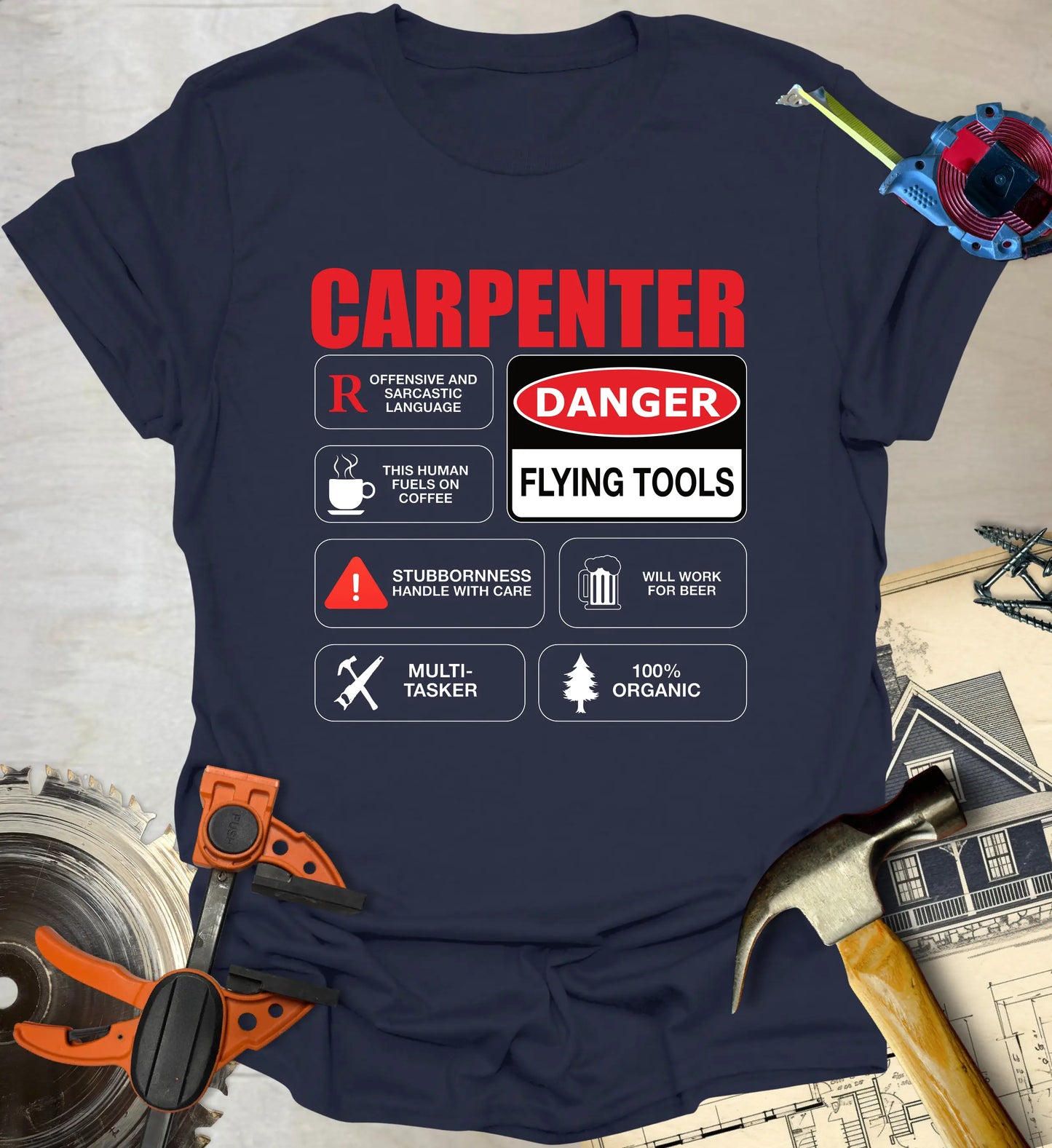 Carpenter Instructions T-Shirt