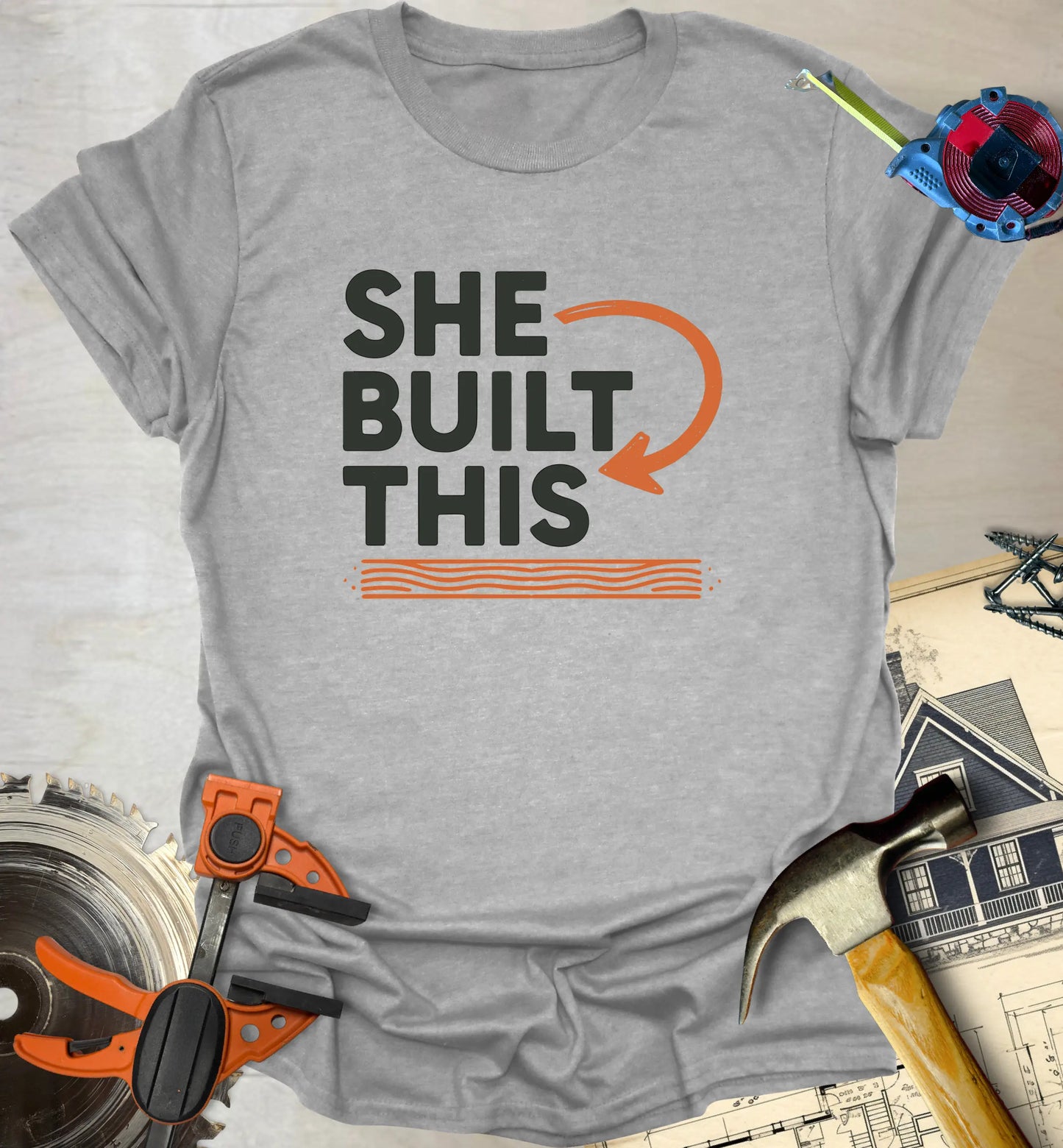 She Built This T-Shirt