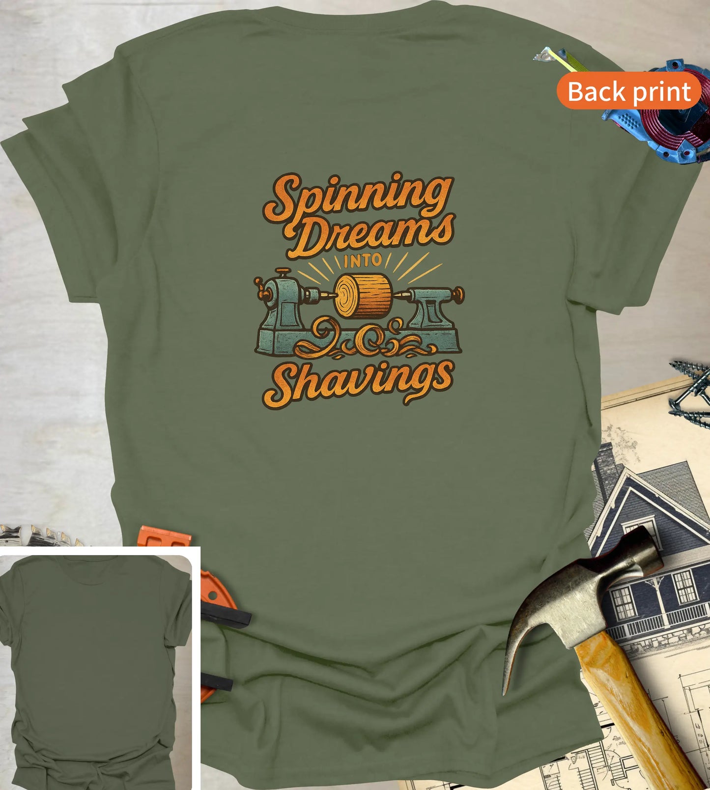 Spinning Dreams T-Shirt | Back