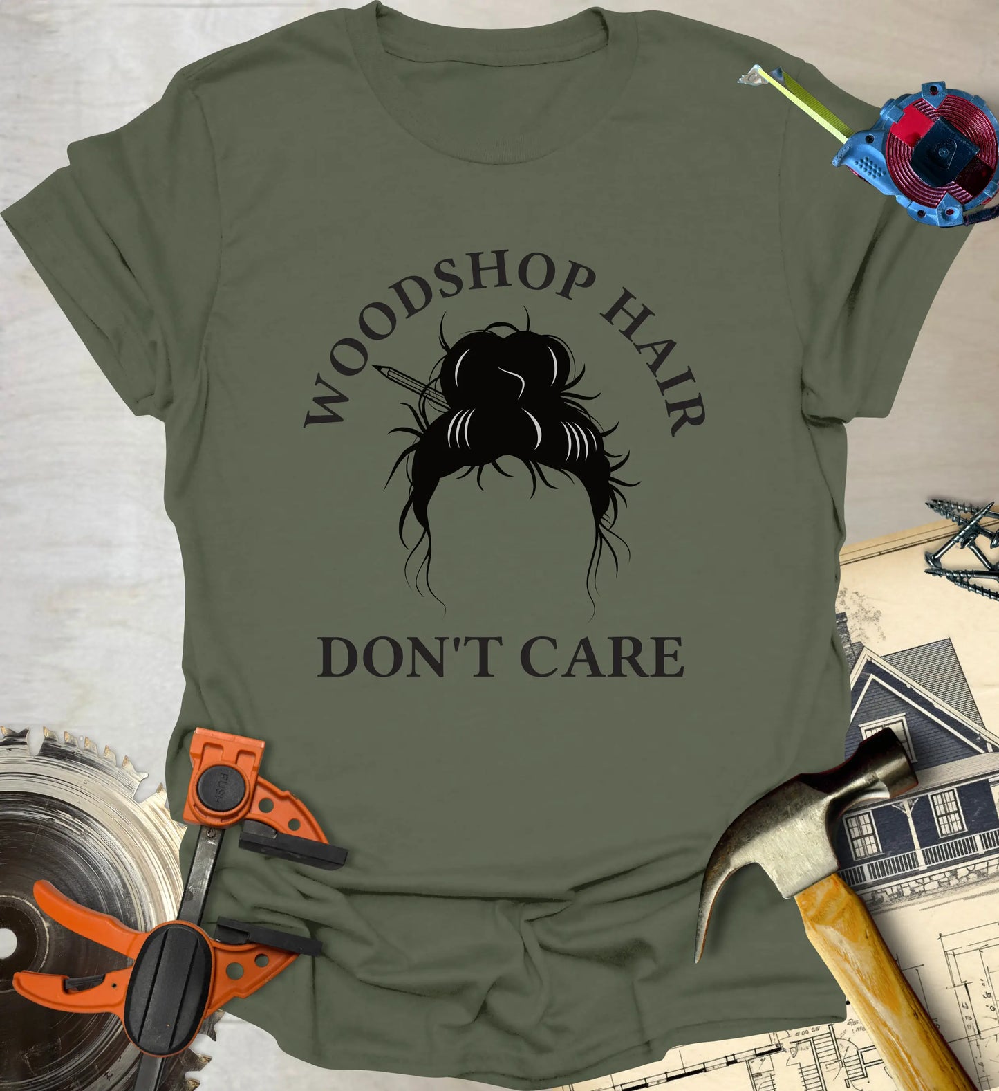 Woodshop Hair T-Shirt