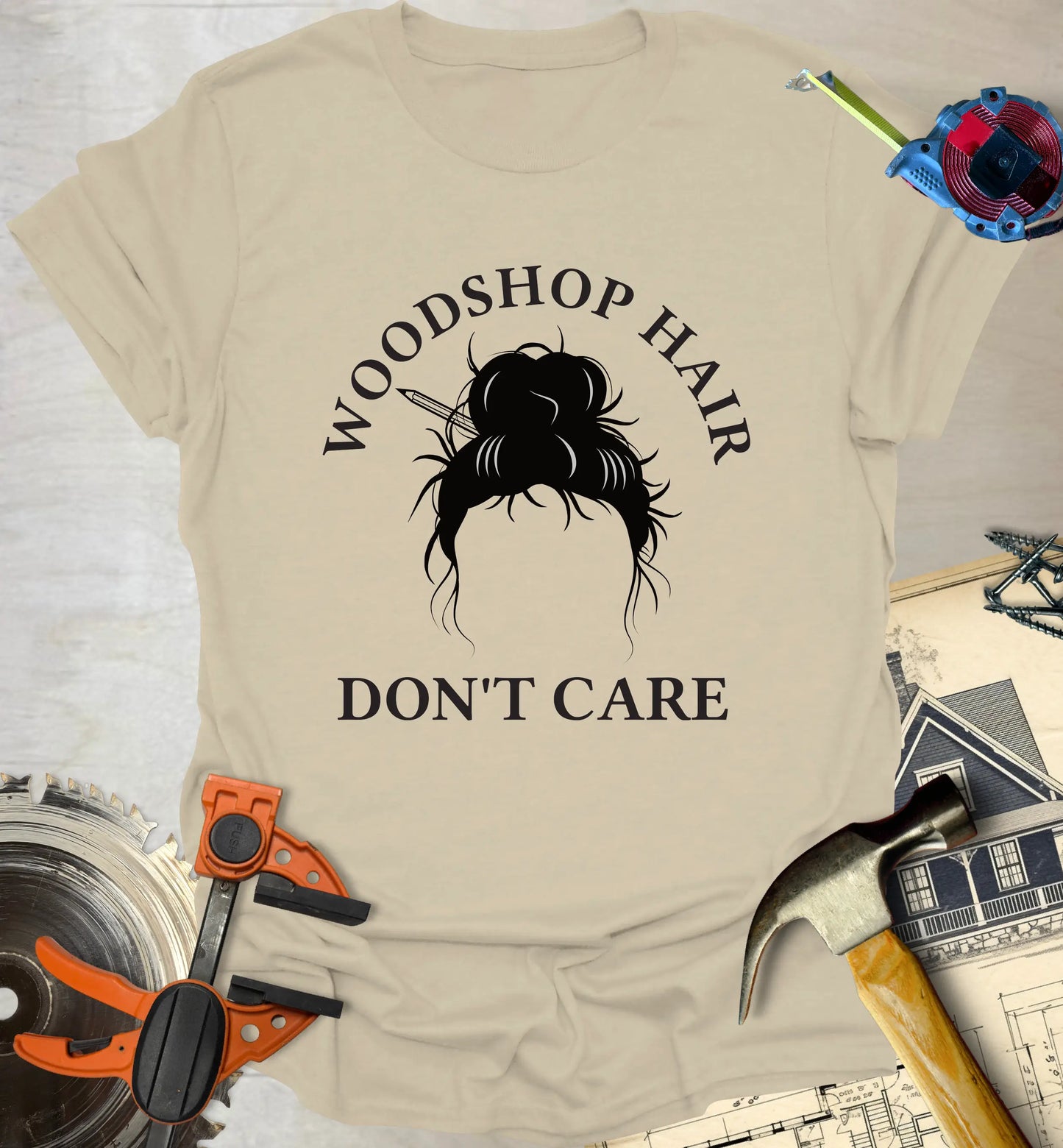 Woodshop Hair T-Shirt