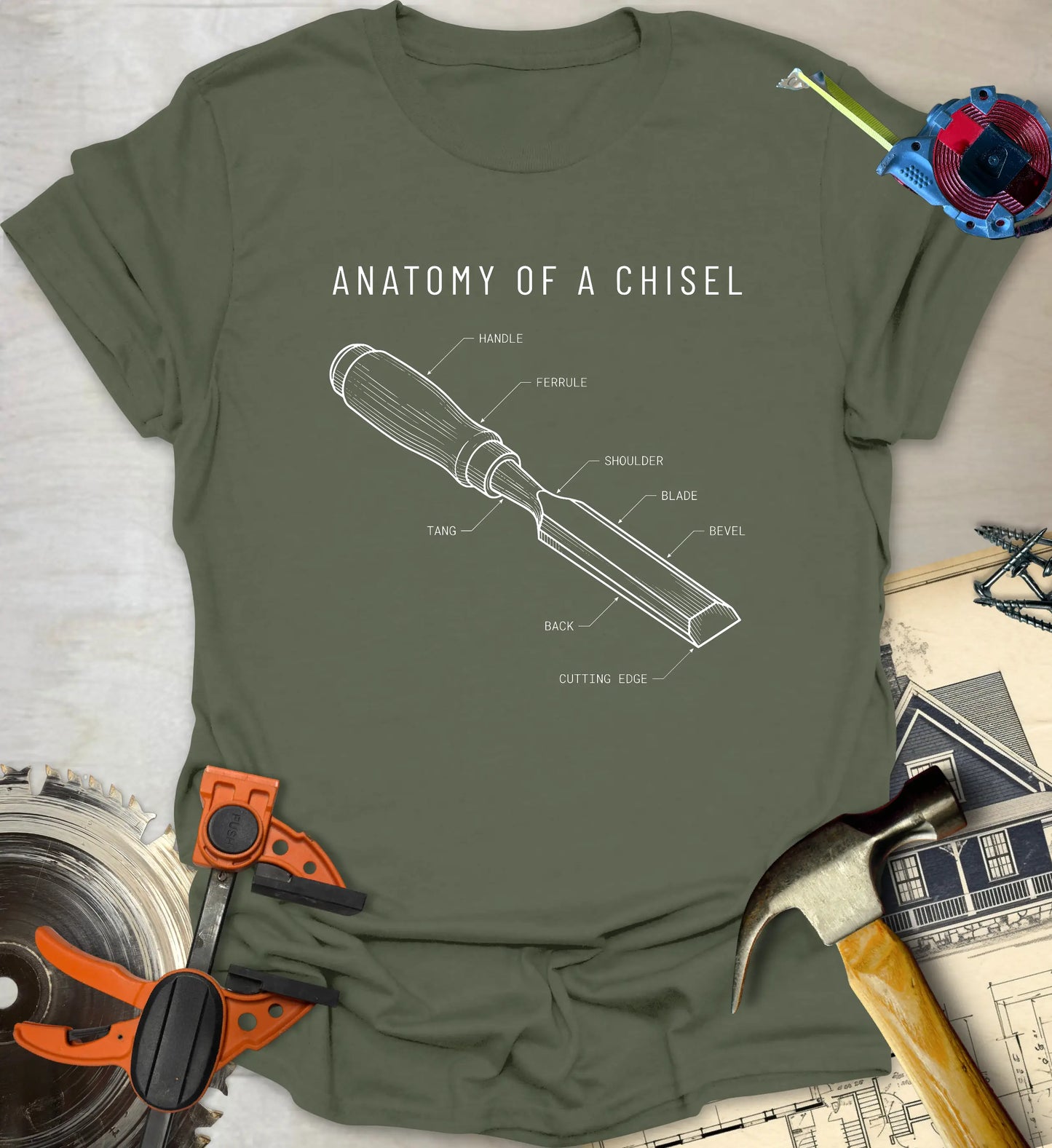 Chisel Anatomy - Military Green