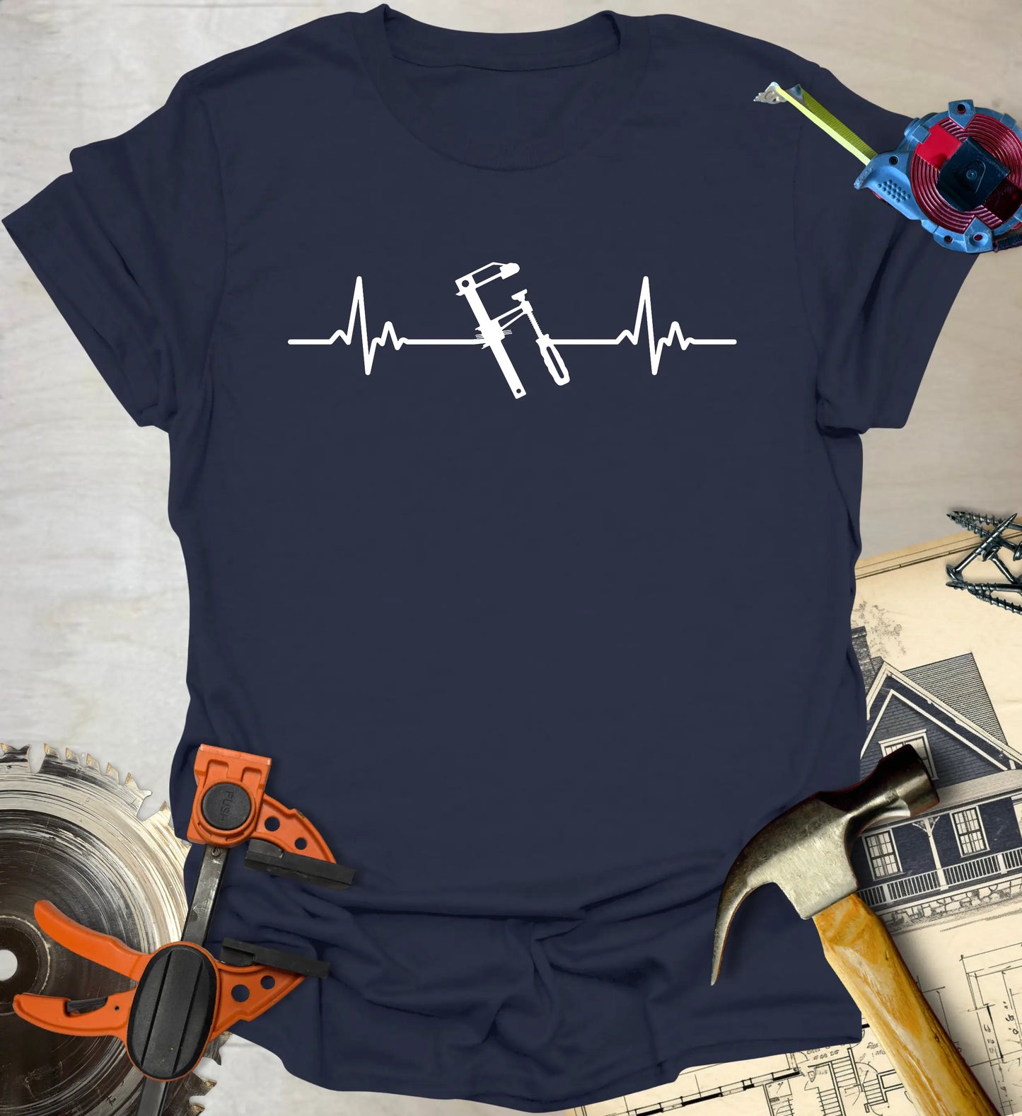 Heartbeat Clamp T-Shirt