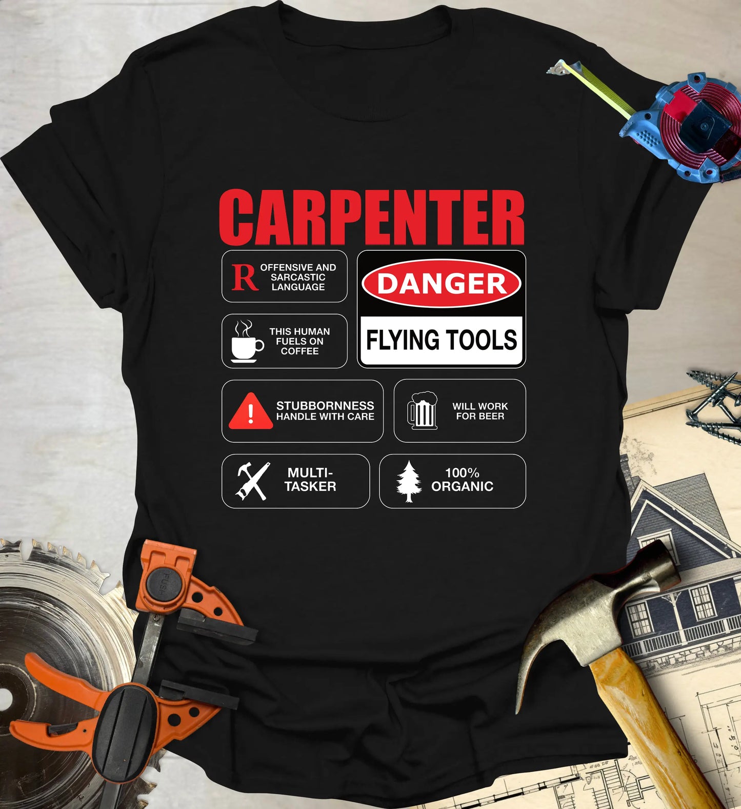 Carpenter Instructions T-Shirt