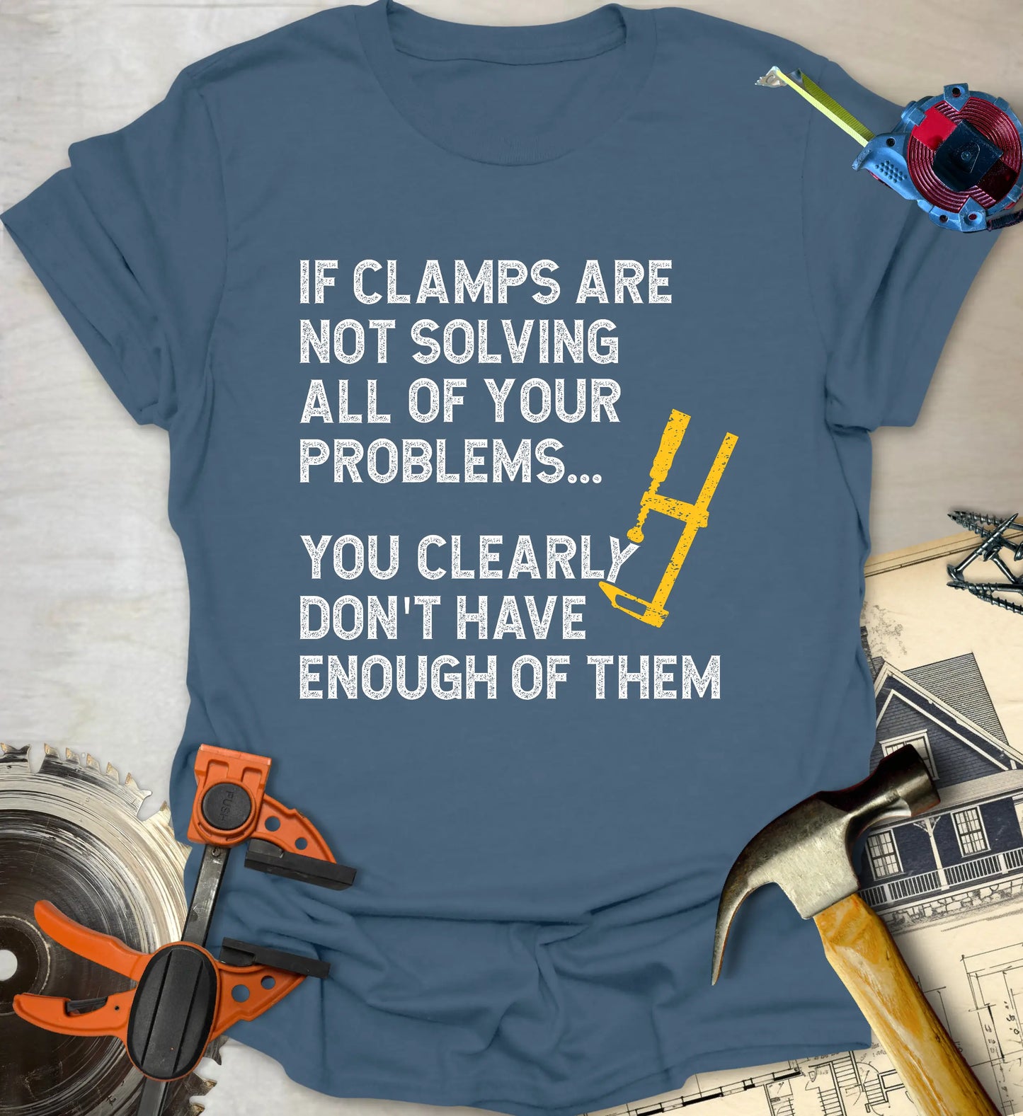 If clamps - Indigo Blue