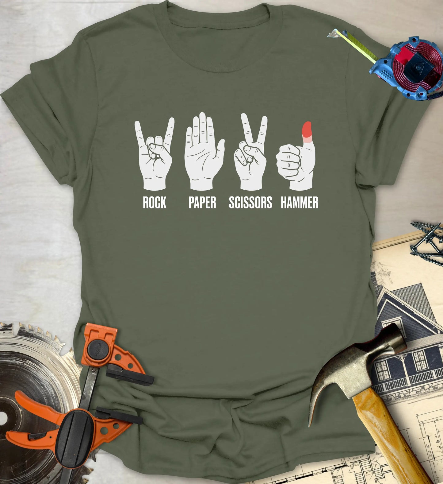 Rock Hammer - Military Green