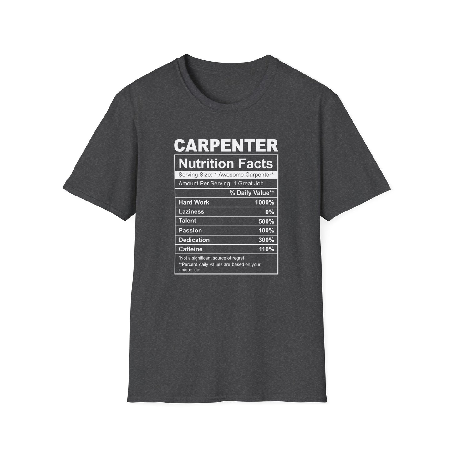 Nutrition Facts T-Shirt