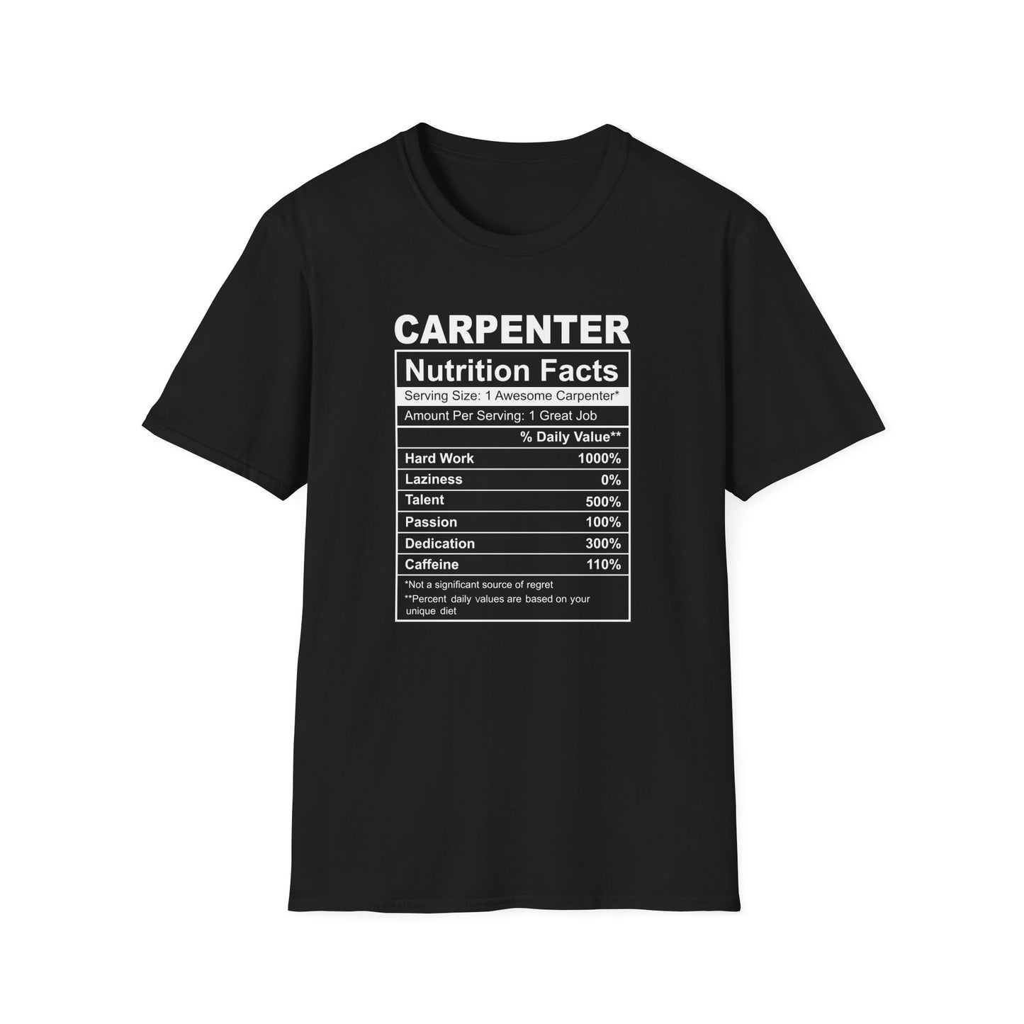 Nutrition Facts T-Shirt