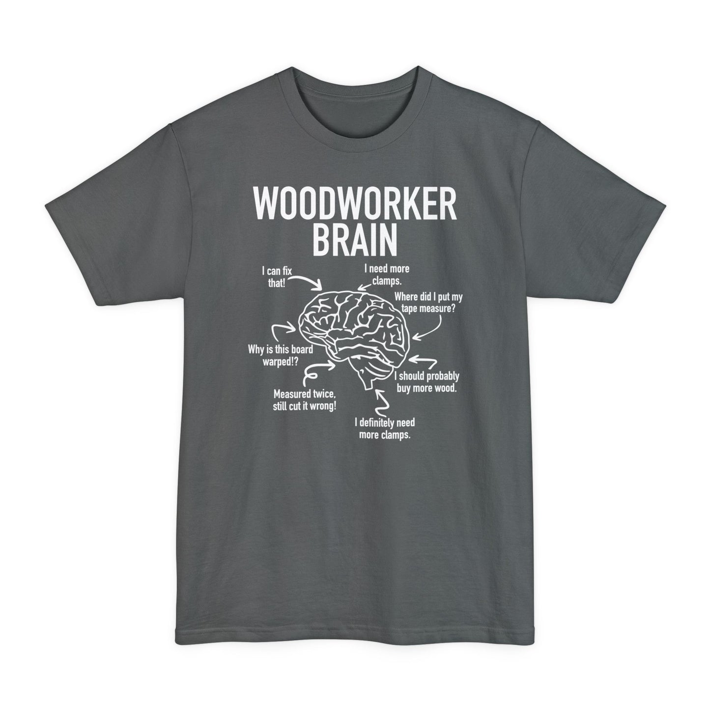 Woodworker Brain - Unisex Tall Beefy-T