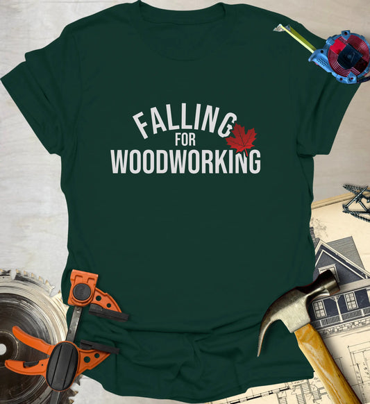 Falling for Woodworking T-Shirt