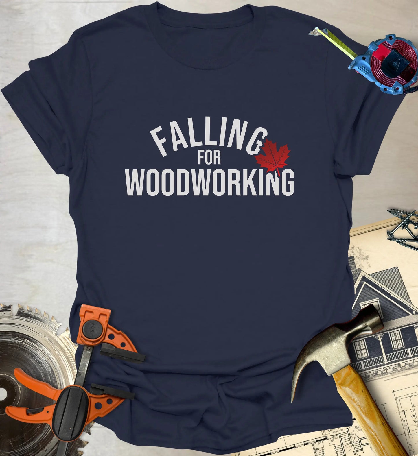 Falling for Woodworking T-Shirt