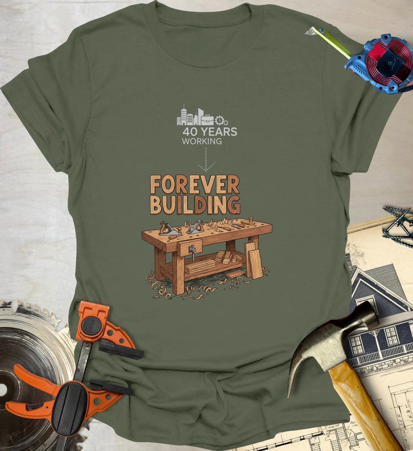 Forever Building T-Shirt | Customizable