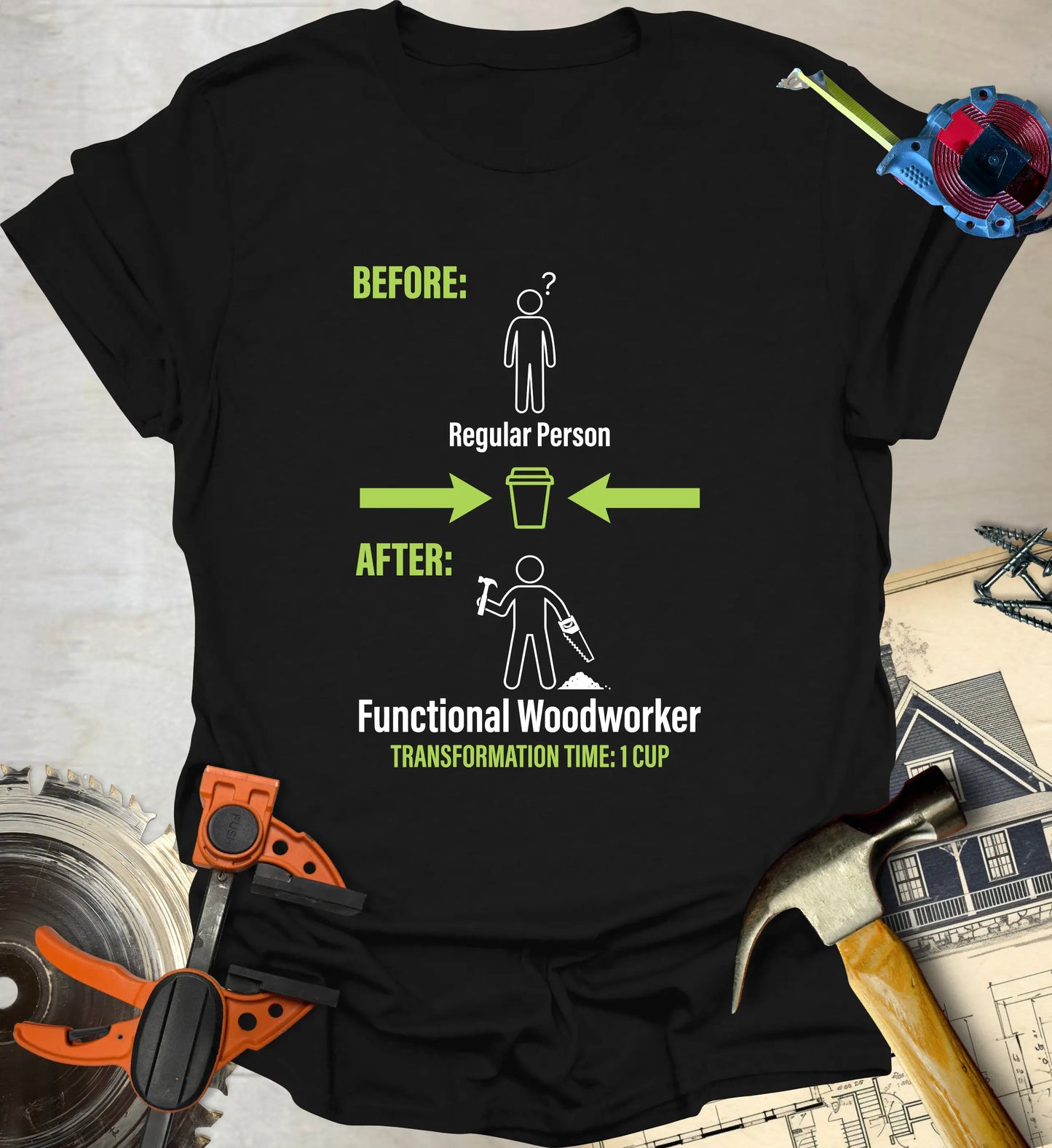 Functional Woodworker T-Shirt