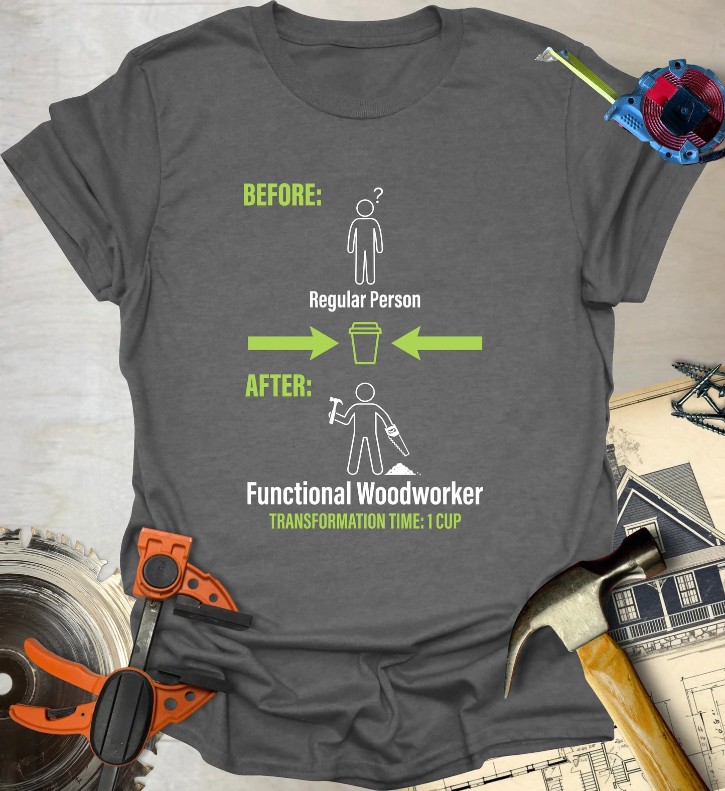 Functional Woodworker T-Shirt