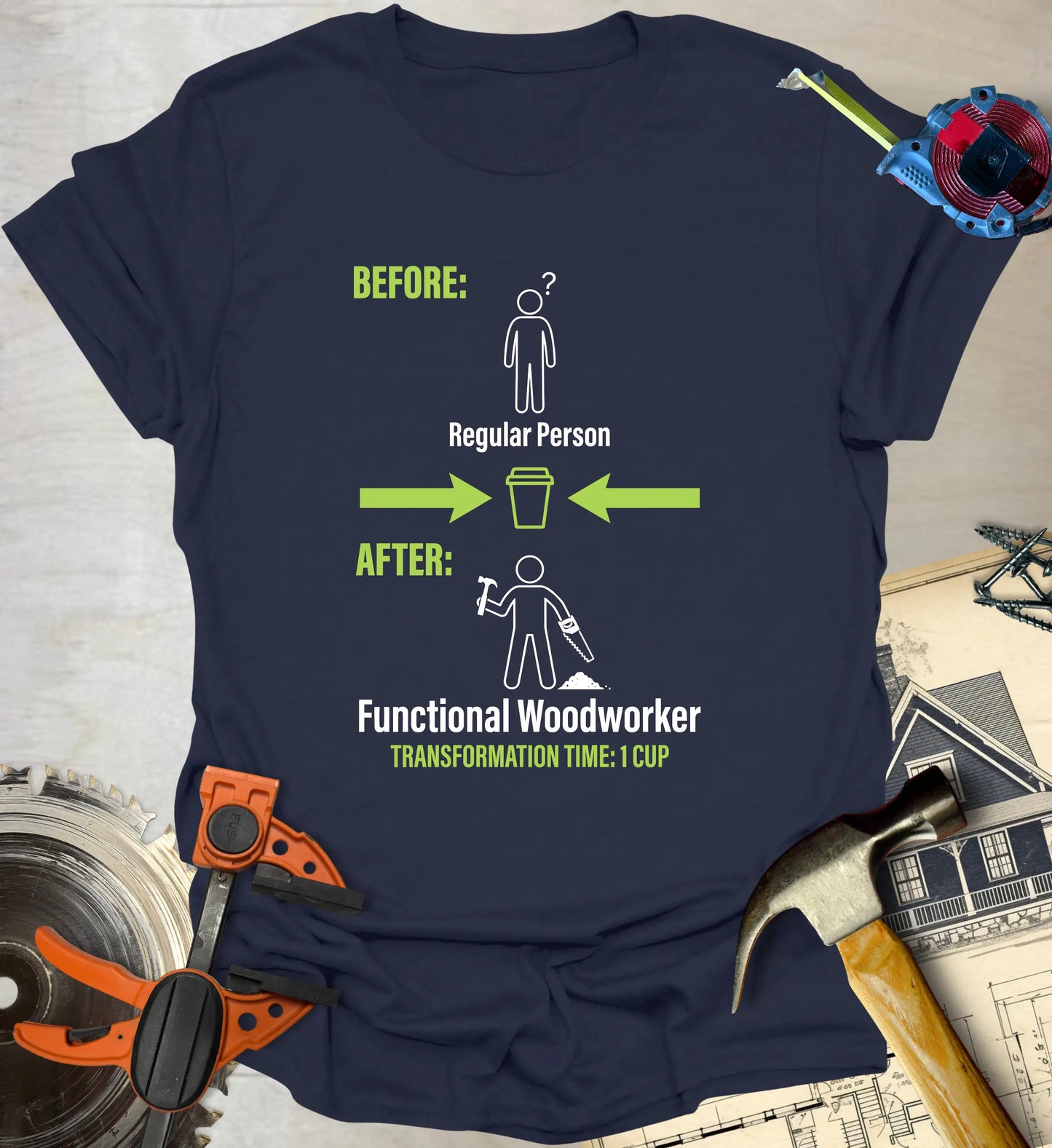 Functional Woodworker T-Shirt