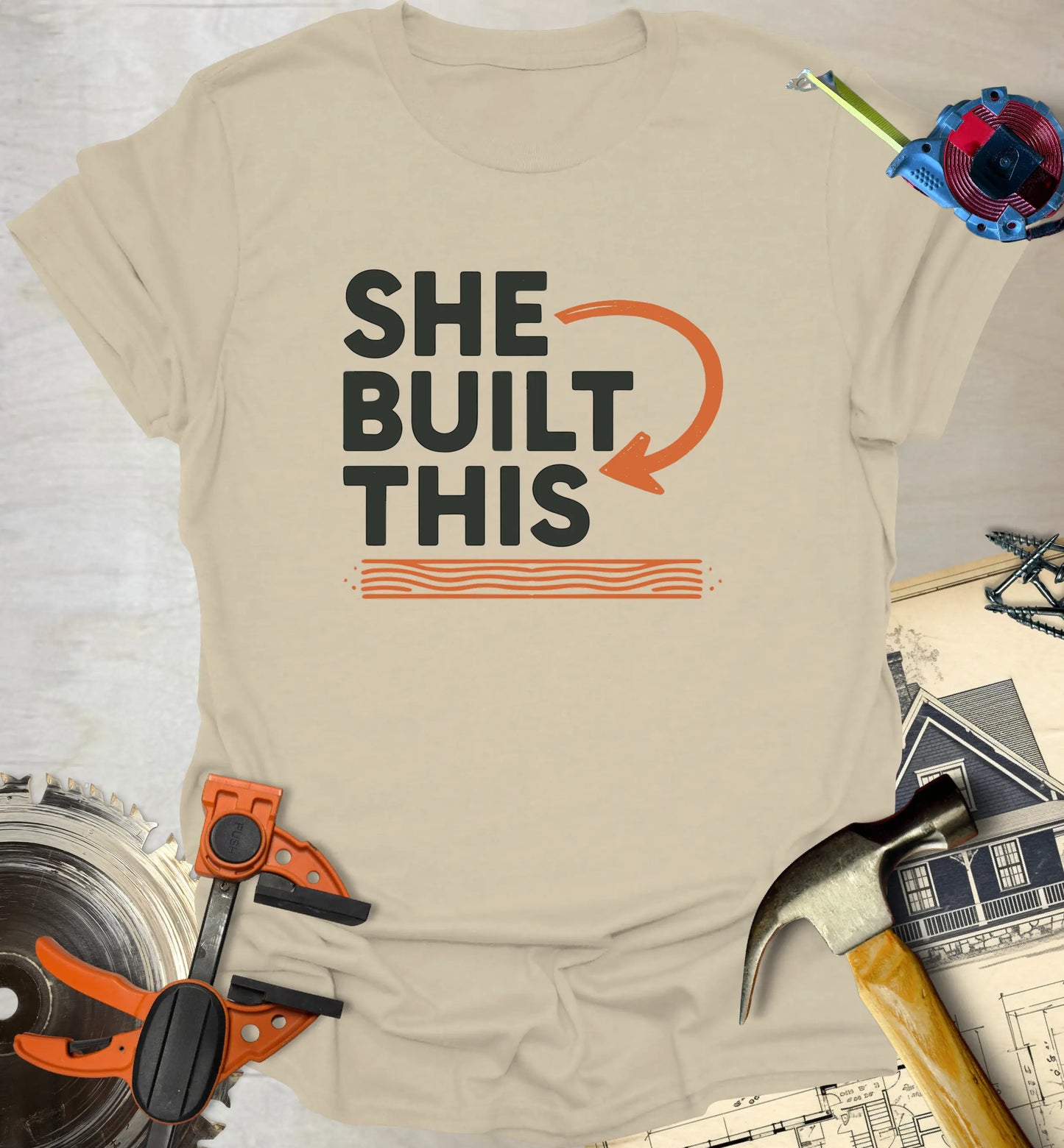 She Built This T-Shirt