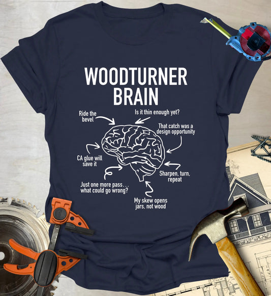 Woodturner Brain T-Shirt