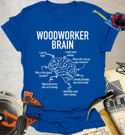 Woodworker Brain T-Shirt