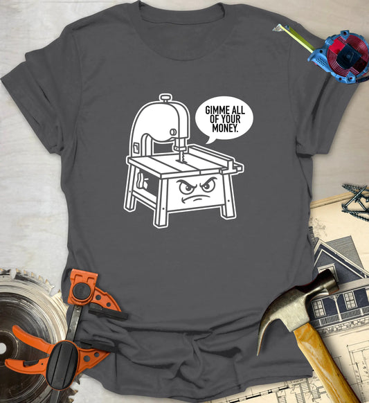 Band Saw Money - Charcoal