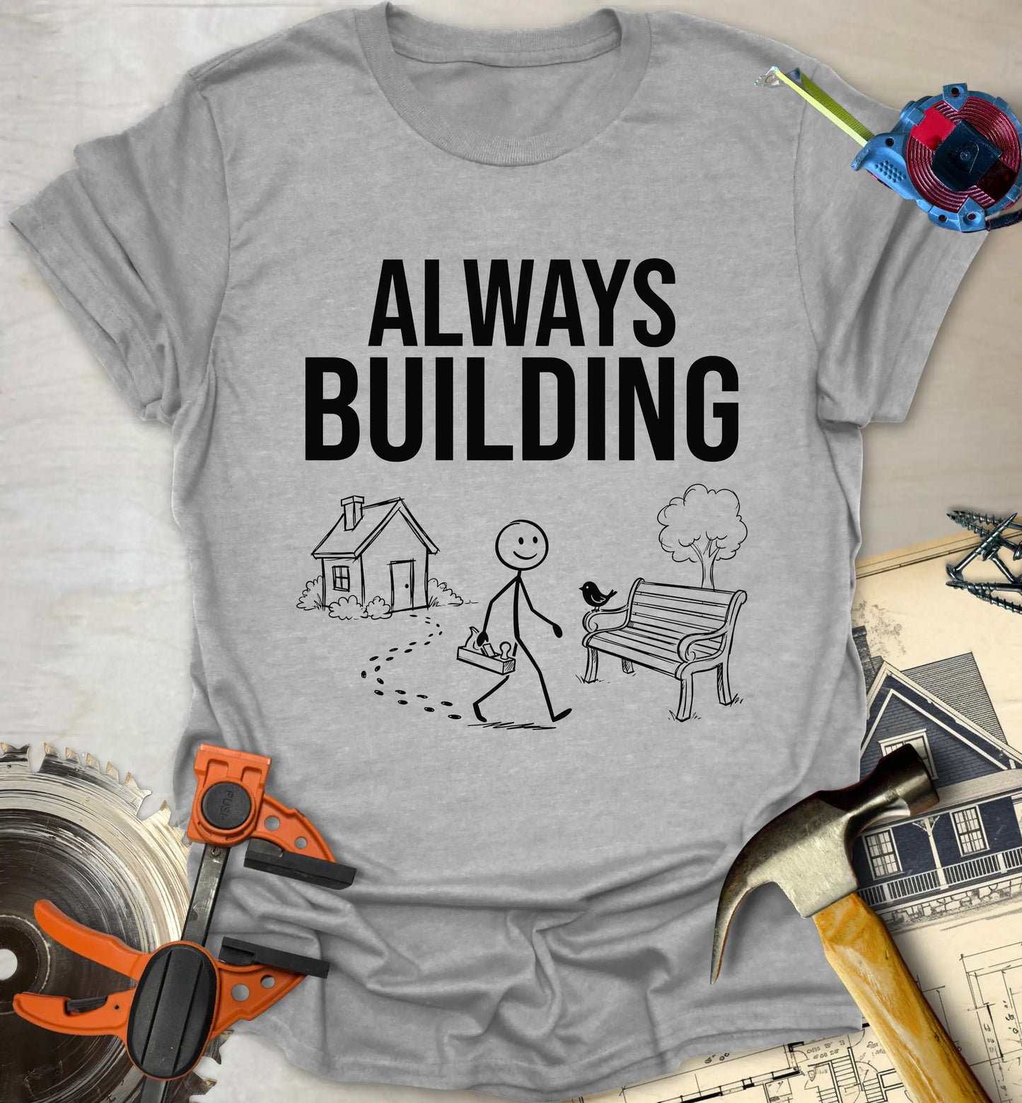 Building Bench - Sport Grey