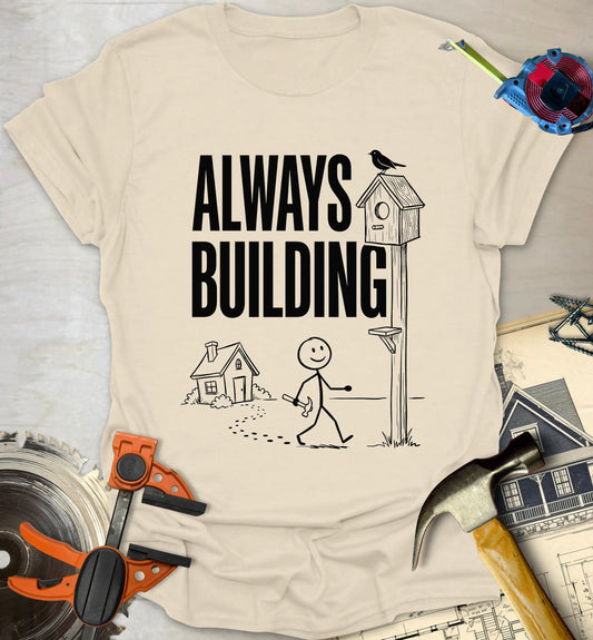 Building Birdhouse - Natural