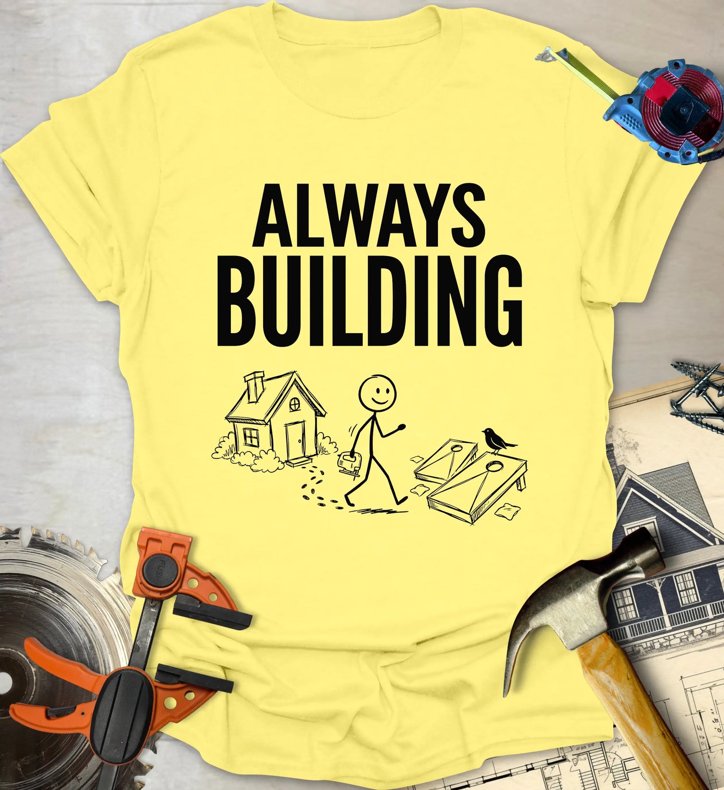 Building Cornhole - Cornsilk