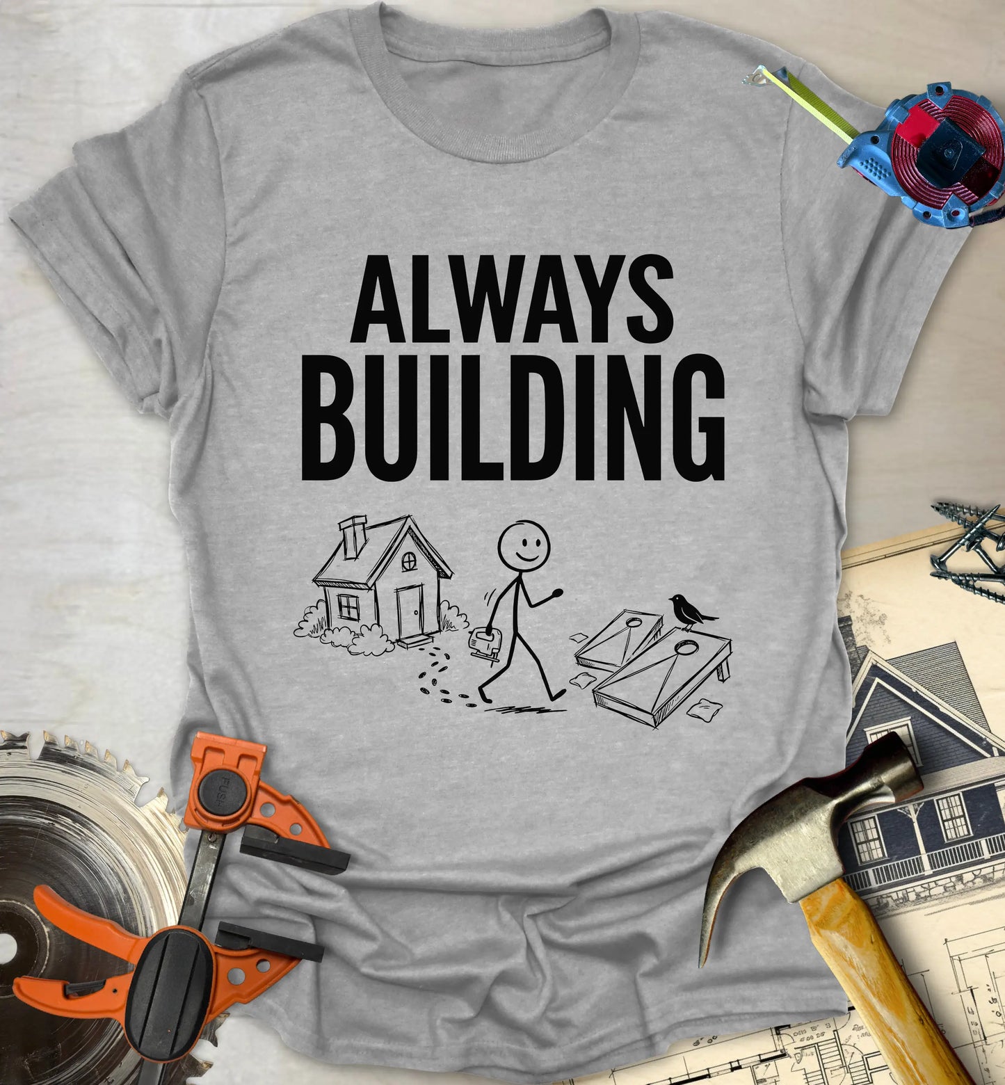 Building Cornhole - Sport Grey