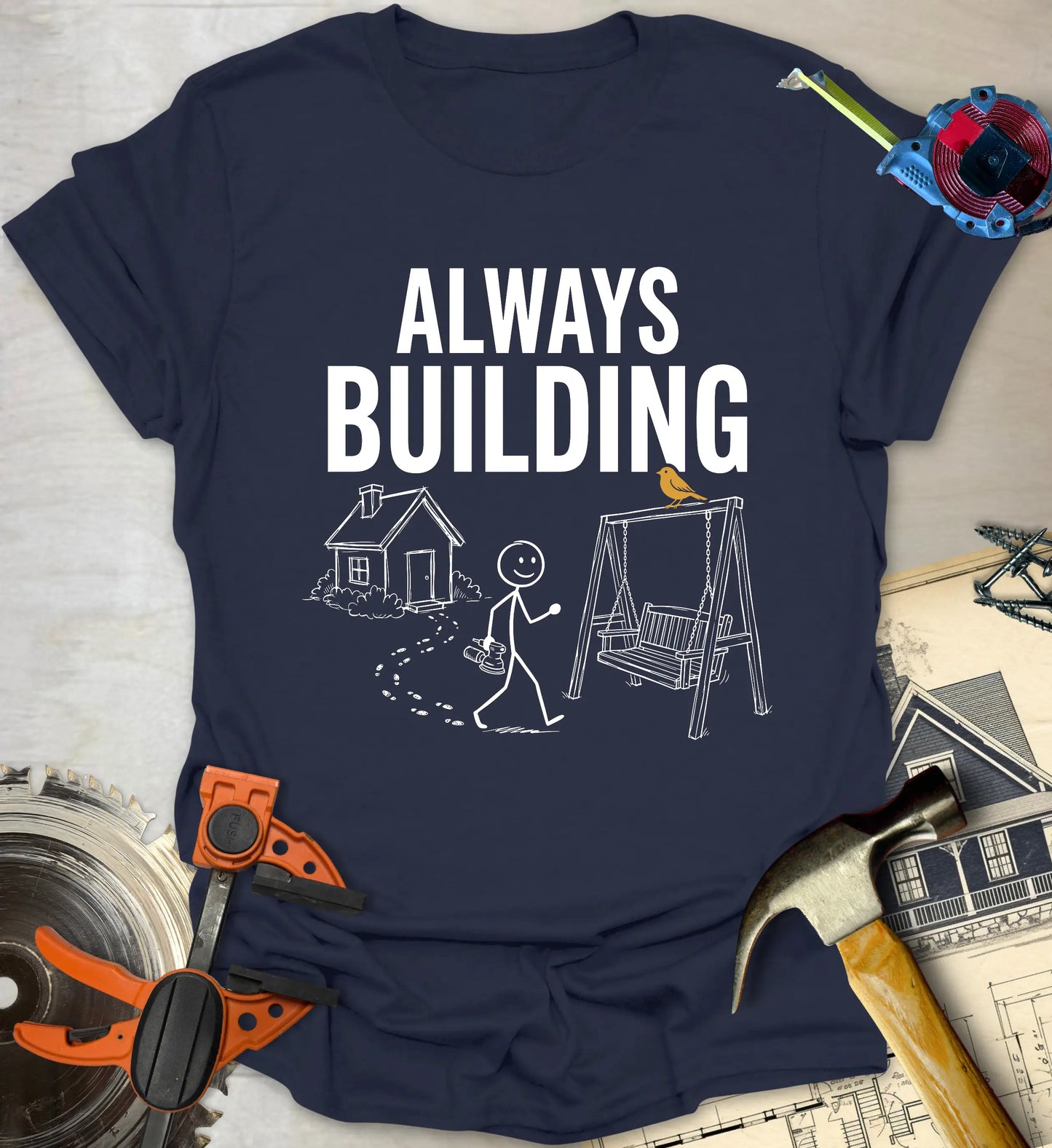 Building Swing - Navy