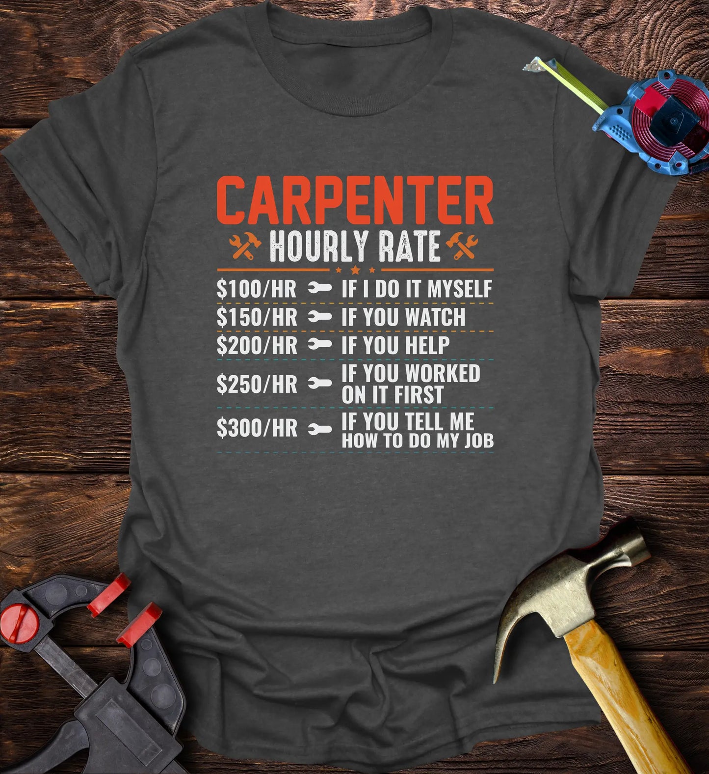 Carpenter hourly rate