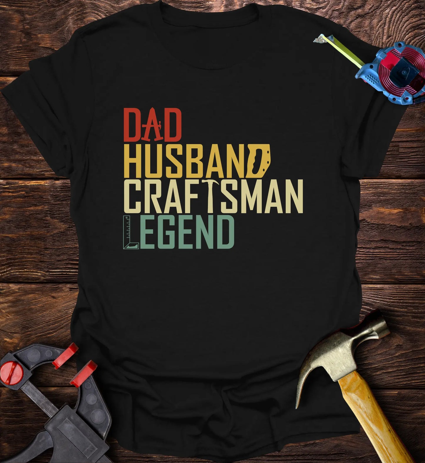 Dad husband craftsman legend (tools)