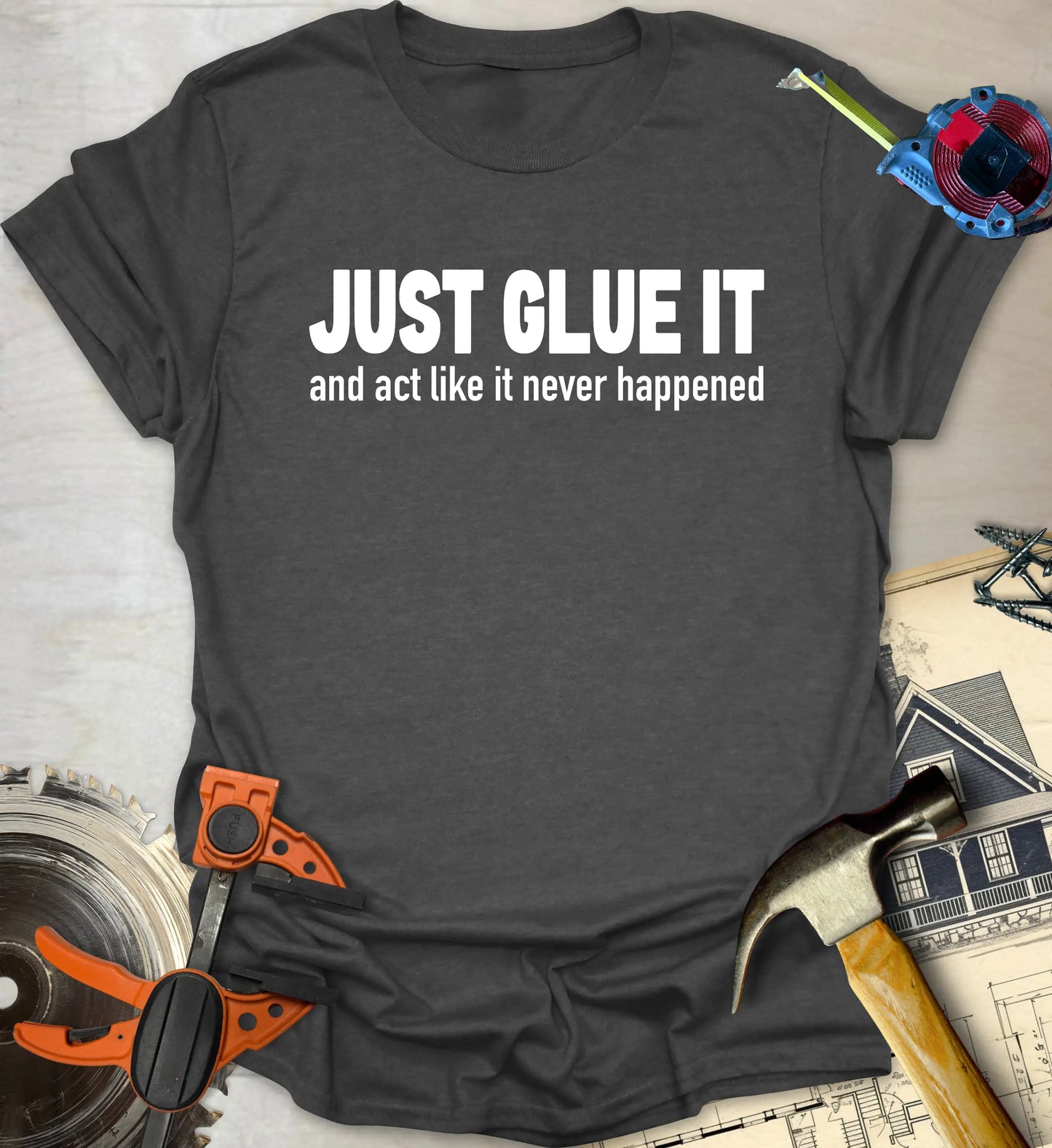 Just Glue It - Dark Heather