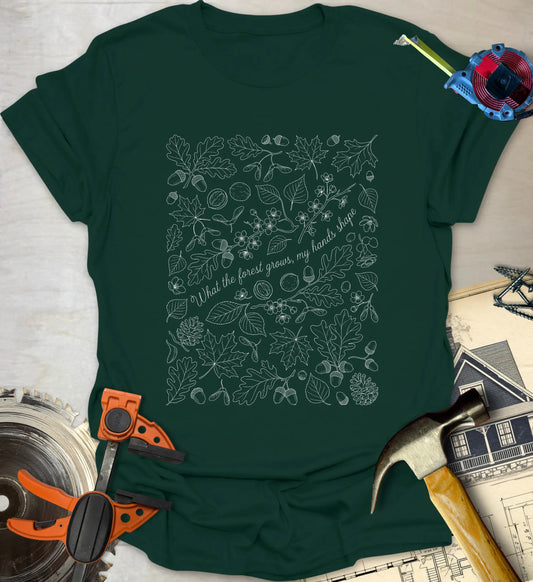My Hands Shape - Forest Green