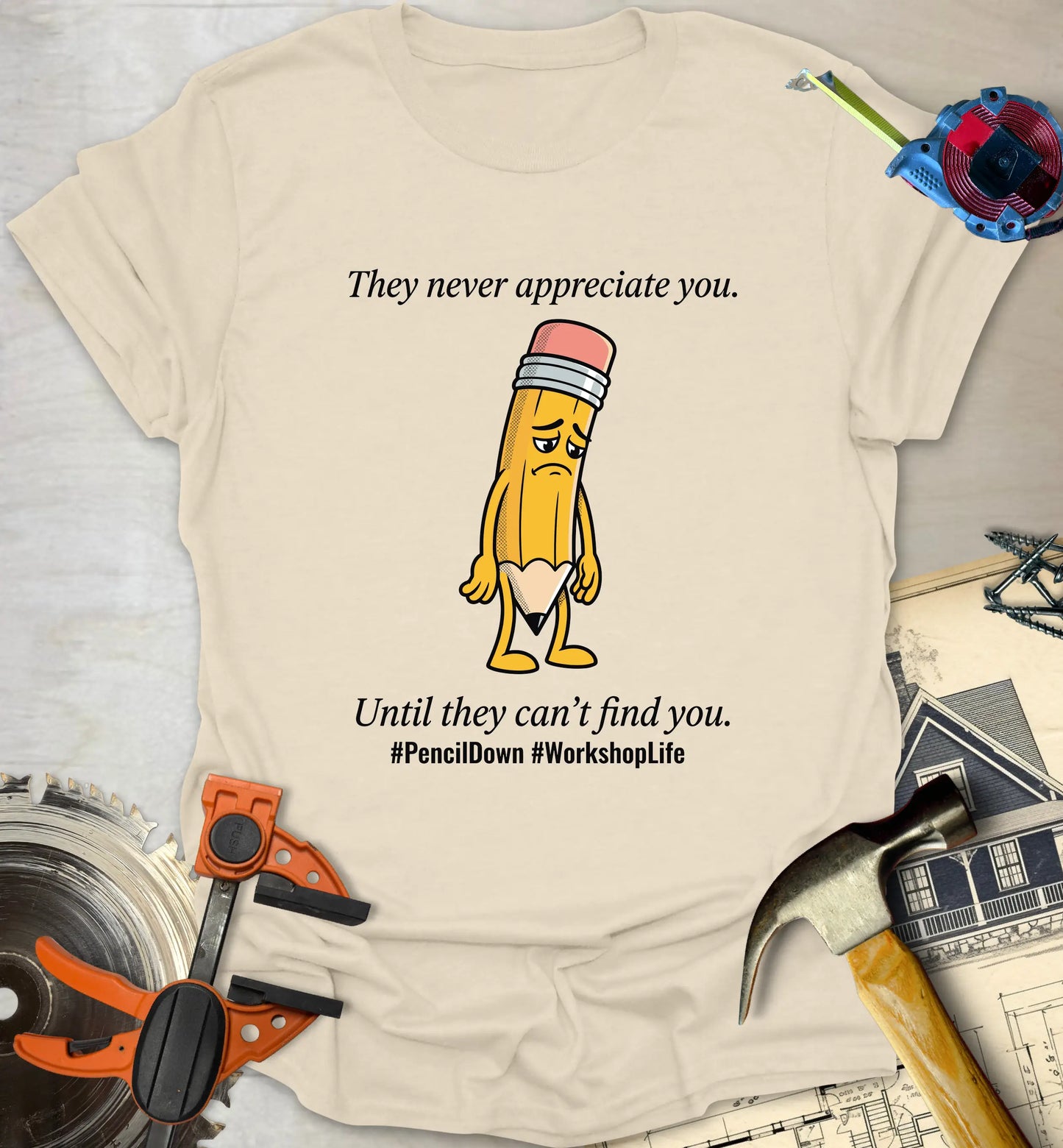 Pencil Down - Natural